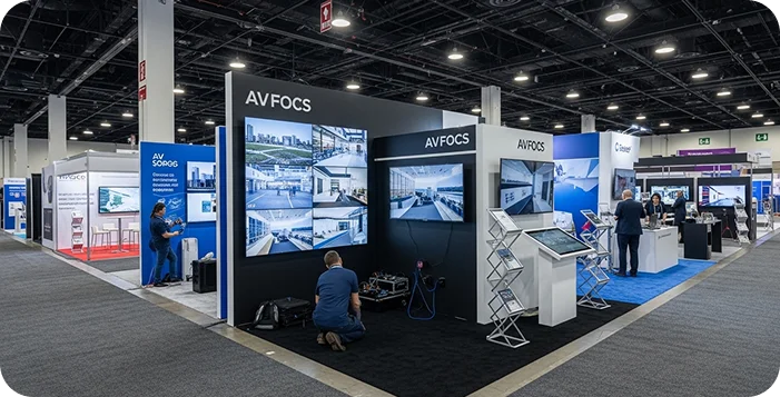 AV Support Services for Exhibit Houses